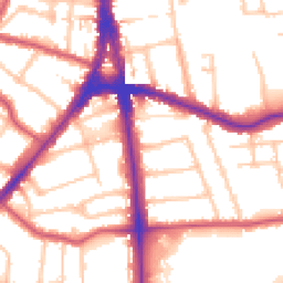 Daytime road noise heatmap for N12 0PL