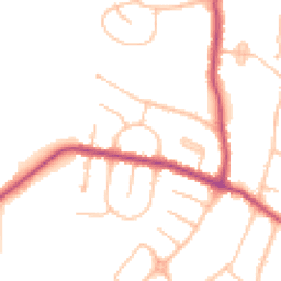 Daytime road noise heatmap for N12 7AL
