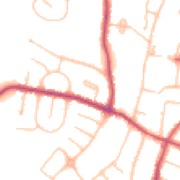 Daytime road noise heatmap for N12 7AR