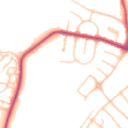 Daytime road noise heatmap for N12 7BH