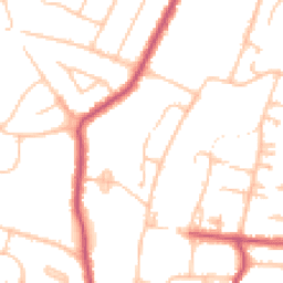 Daytime road noise heatmap for N12 7DE