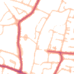 Daytime road noise heatmap for N12 7DW