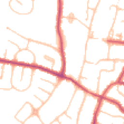 Daytime road noise heatmap for N12 7JB
