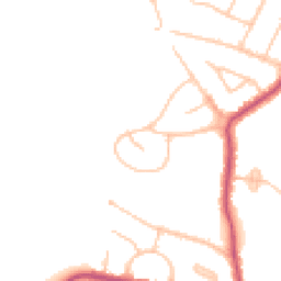 Daytime road noise heatmap for N12 7JP
