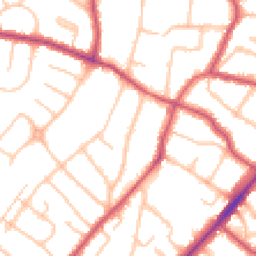 Daytime road noise heatmap for N12 7PH