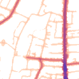 Daytime road noise heatmap for N12 8AS