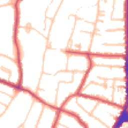 Daytime road noise heatmap for N12 8HY