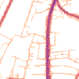 Daytime road noise heatmap for N12 8QQ