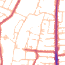 Daytime road noise heatmap for N12 8SR