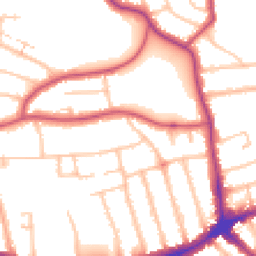 Daytime road noise heatmap for N12 9AE