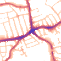 Daytime road noise heatmap for N12 9BD