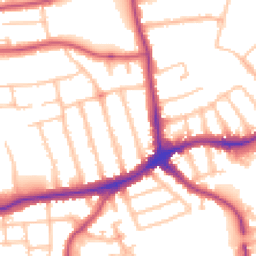 Daytime road noise heatmap for N12 9BG
