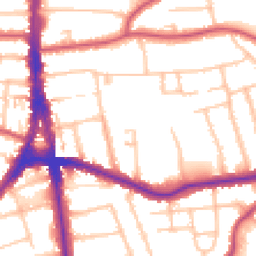 Daytime road noise heatmap for N12 9HF
