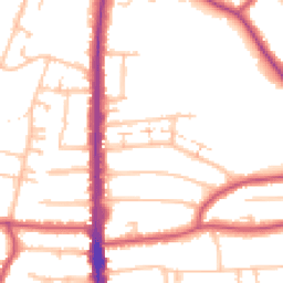 Daytime road noise heatmap for N12 9JG