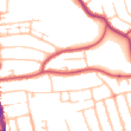 Daytime road noise heatmap for N12 9PR