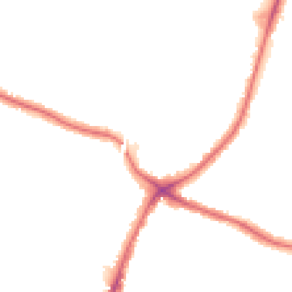 Night-time road noise heatmap for N13 4DL