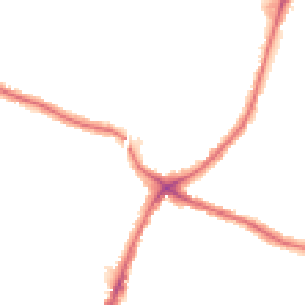 Night-time road noise heatmap for N13 4DN