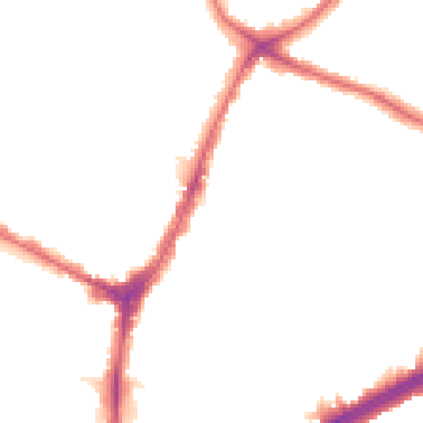 Night-time road noise heatmap for N13 5EU