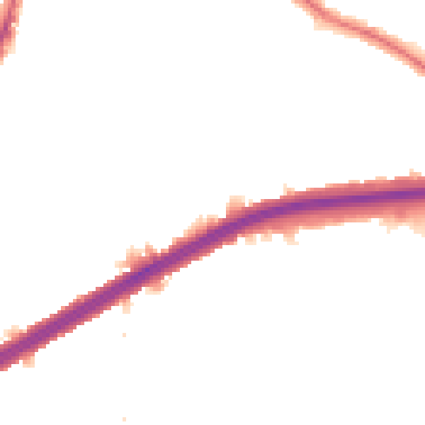 Night-time road noise heatmap for N13 5HW