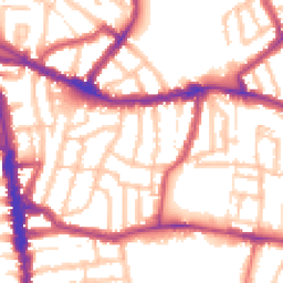 Daytime road noise heatmap for N15 3AA