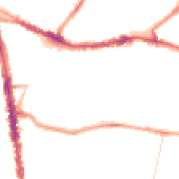 Night-time road noise heatmap for N15 3AD