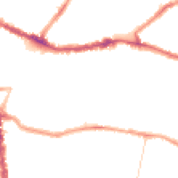 Night-time road noise heatmap for N15 3AH
