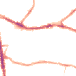 Night-time road noise heatmap for N15 3AJ