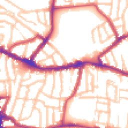 Daytime road noise heatmap for N15 3AN
