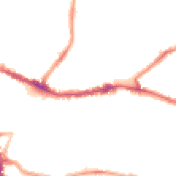 Night-time road noise heatmap for N15 3AN