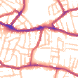 Daytime road noise heatmap for N15 3AP