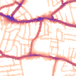 Daytime road noise heatmap for N15 3AQ