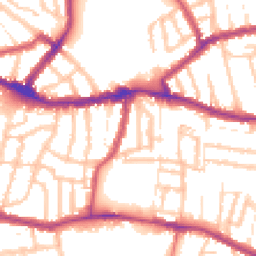 Daytime road noise heatmap for N15 3AR