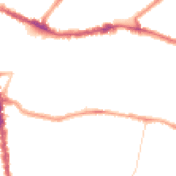 Night-time road noise heatmap for N15 3AS