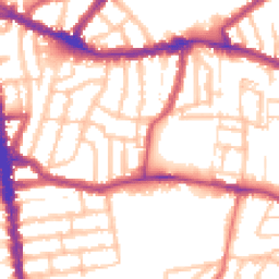 Daytime road noise heatmap for N15 3AT