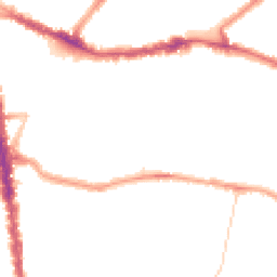 Night-time road noise heatmap for N15 3AT