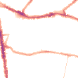 Night-time road noise heatmap for N15 3AU