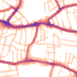 Daytime road noise heatmap for N15 3AW