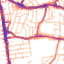 Daytime road noise heatmap for N15 3AX