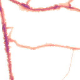 Night-time road noise heatmap for N15 3AX