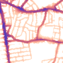 Daytime road noise heatmap for N15 3BA