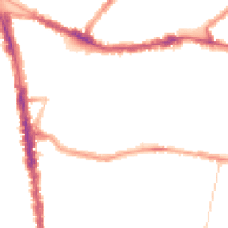 Night-time road noise heatmap for N15 3BB