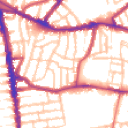 Daytime road noise heatmap for N15 3BF