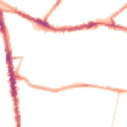 Night-time road noise heatmap for N15 3BF