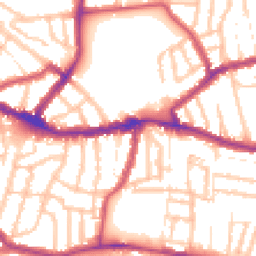 Daytime road noise heatmap for N15 3BL