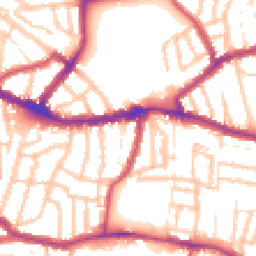 Daytime road noise heatmap for N15 3BP