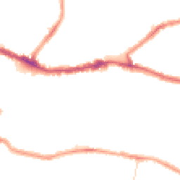 Night-time road noise heatmap for N15 3BS