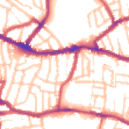 Daytime road noise heatmap for N15 3BT