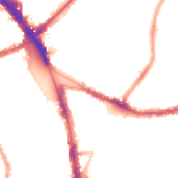 Night-time road noise heatmap for N15 3DA