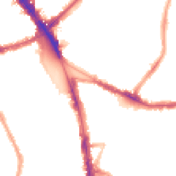 Night-time road noise heatmap for N15 3DH