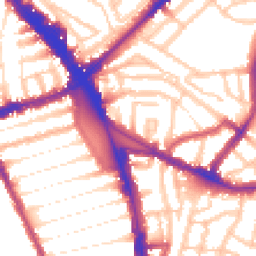 Daytime road noise heatmap for N15 3DT